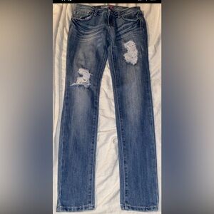 Almost Famous Always Fabulous Size 7 Distressed